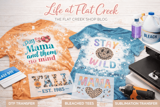 Behind the Bleach: How We Create Our One-of-a-Kind Bleached Tees - The Flat Creek Shop LLC