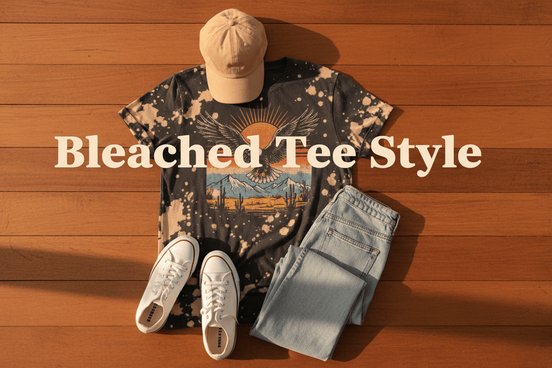 How to Style a Bleached Tee: 7 Outfit Ideas for Every Season - The Flat Creek Shop LLC