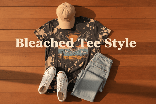How to Style a Bleached Tee: 7 Outfit Ideas for Every Season - The Flat Creek Shop LLC