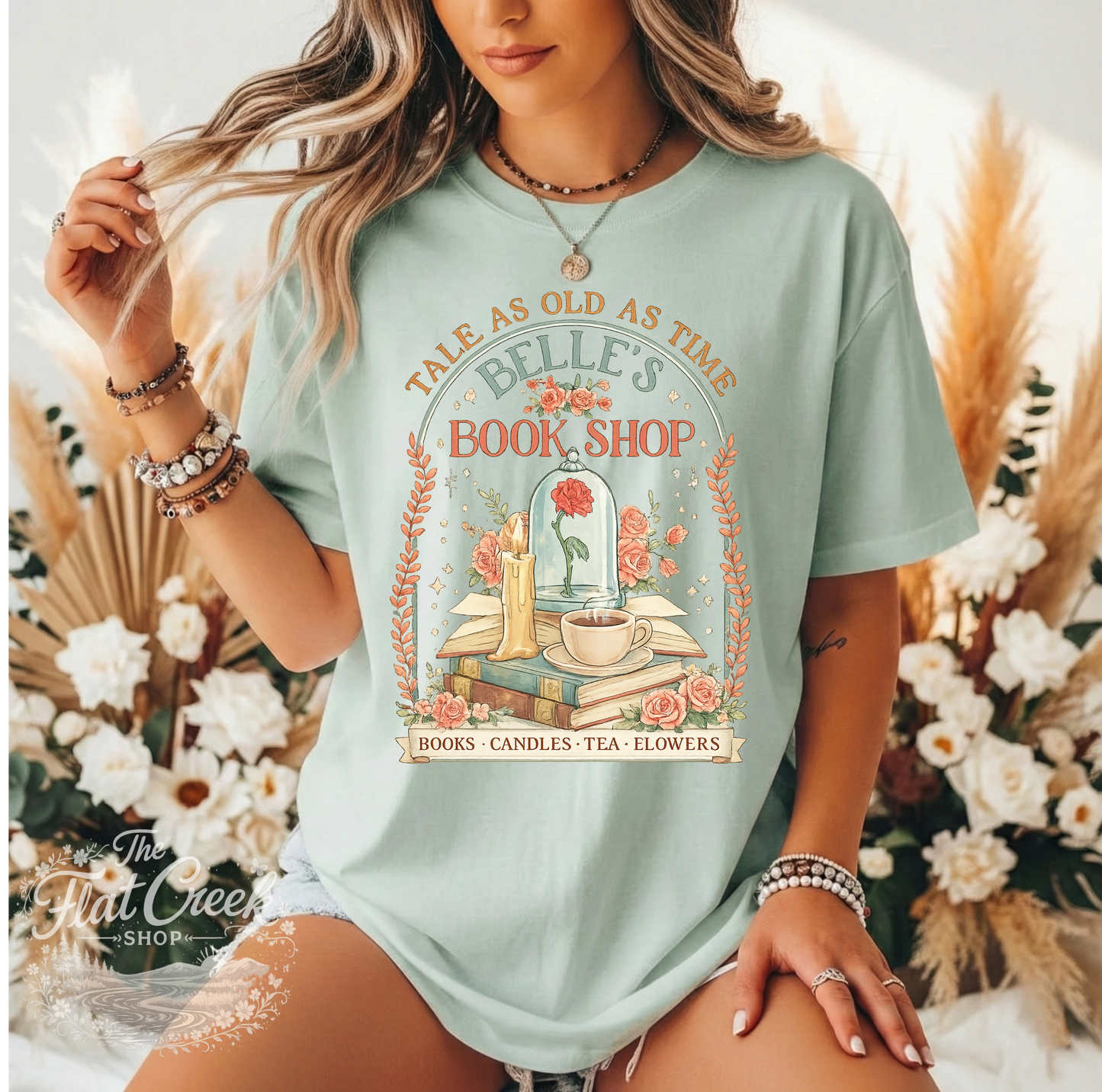 Belle Book Shop Tale As Old As Time Comfort Colors Tee