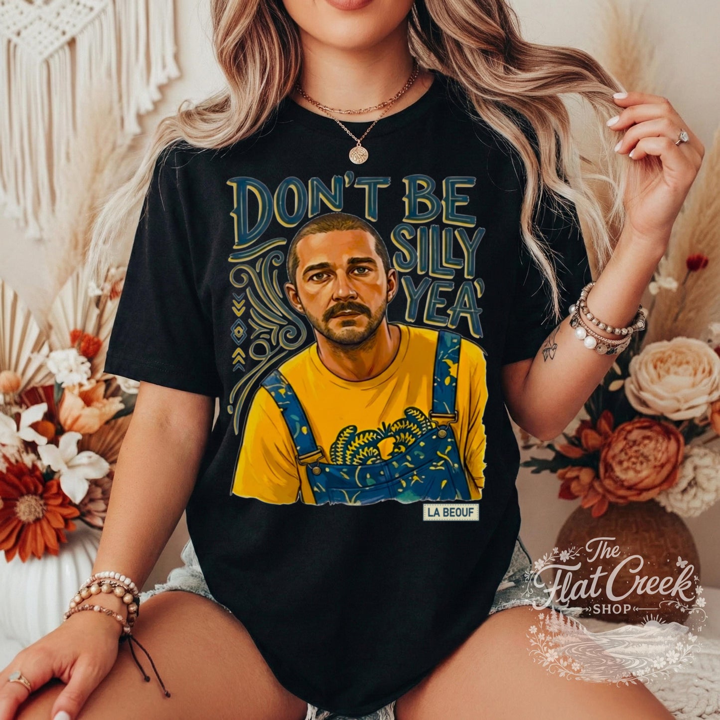 Shia LaBeouf Graphic Tee | Silly Meme Shirt | Comfort Colors Apparel