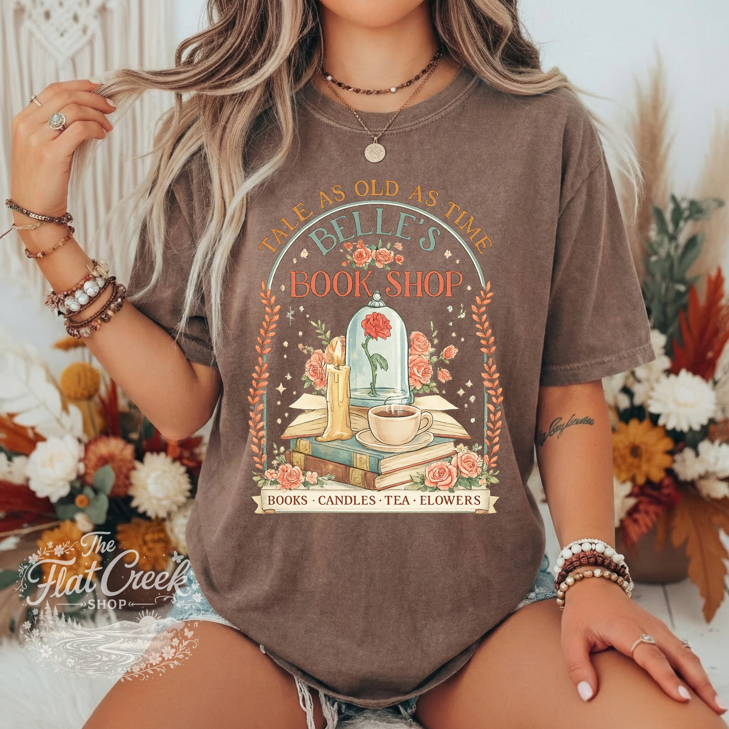 Belle Book Shop Tale As Old As Time Comfort Colors Tee