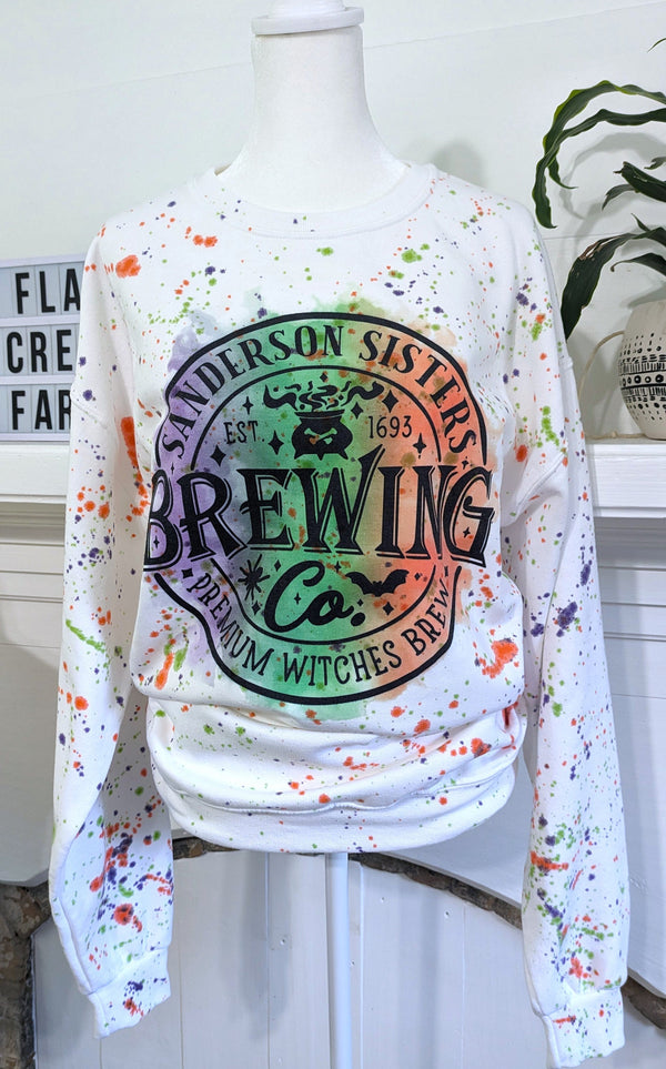 Hocus Pocus Fall Sweatshirt | Sanderson Sisters Brewing Co. Halloween Sweater