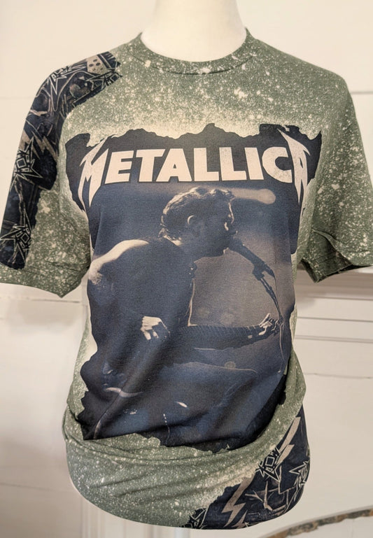 80's 90's Rock band throwback bleach T-shirtSThe Flat Creek Shop LLC