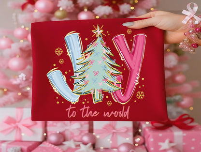 Comfort Colors Joy to the world T-shirt Christmas