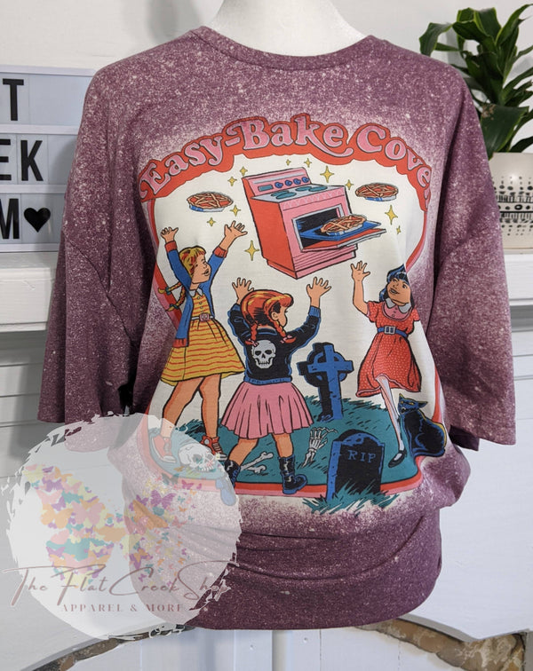 Witch Coven Bleached T-Shirt | Halloween Slasher Movie Horror Tee