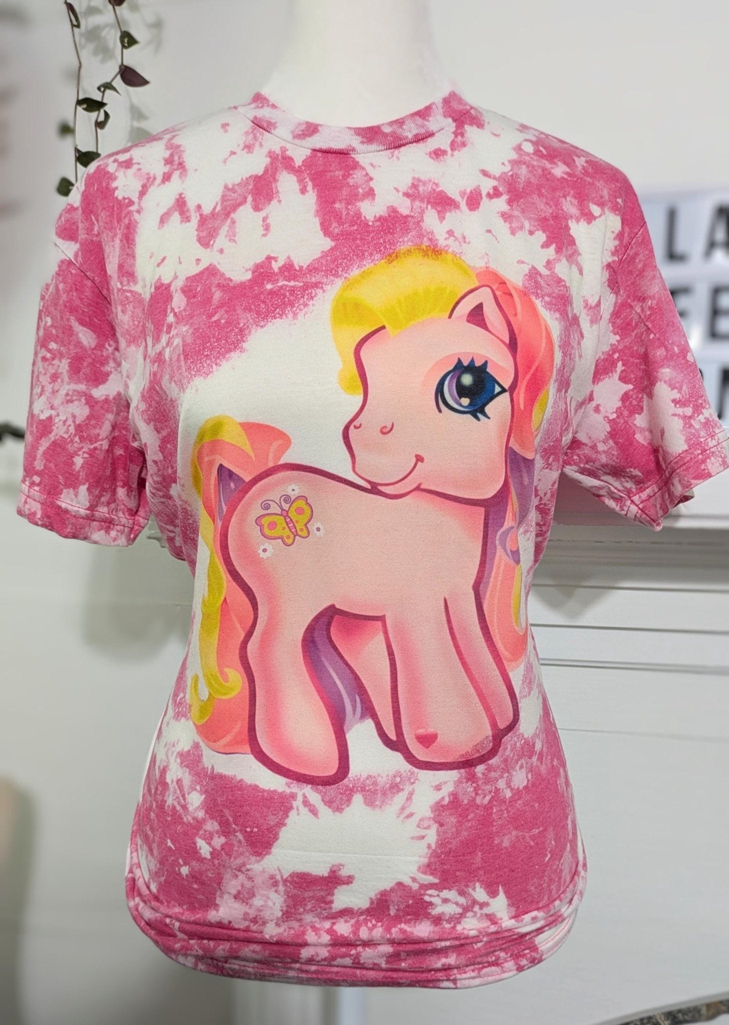 Fluttershy Bleached T-Shirt | My Little Pony 80s Retro TeeSThe Flat Creek Shop LLC