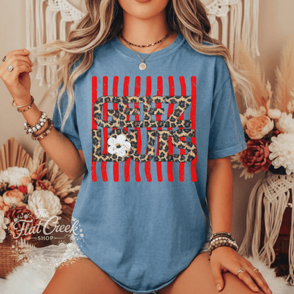 Geez Louis Shirt | Funny Sassy Graphic Tee | Leopard Print Tee | Comfort Colors Style (Copy)SThe Flat Creek Shop LLC