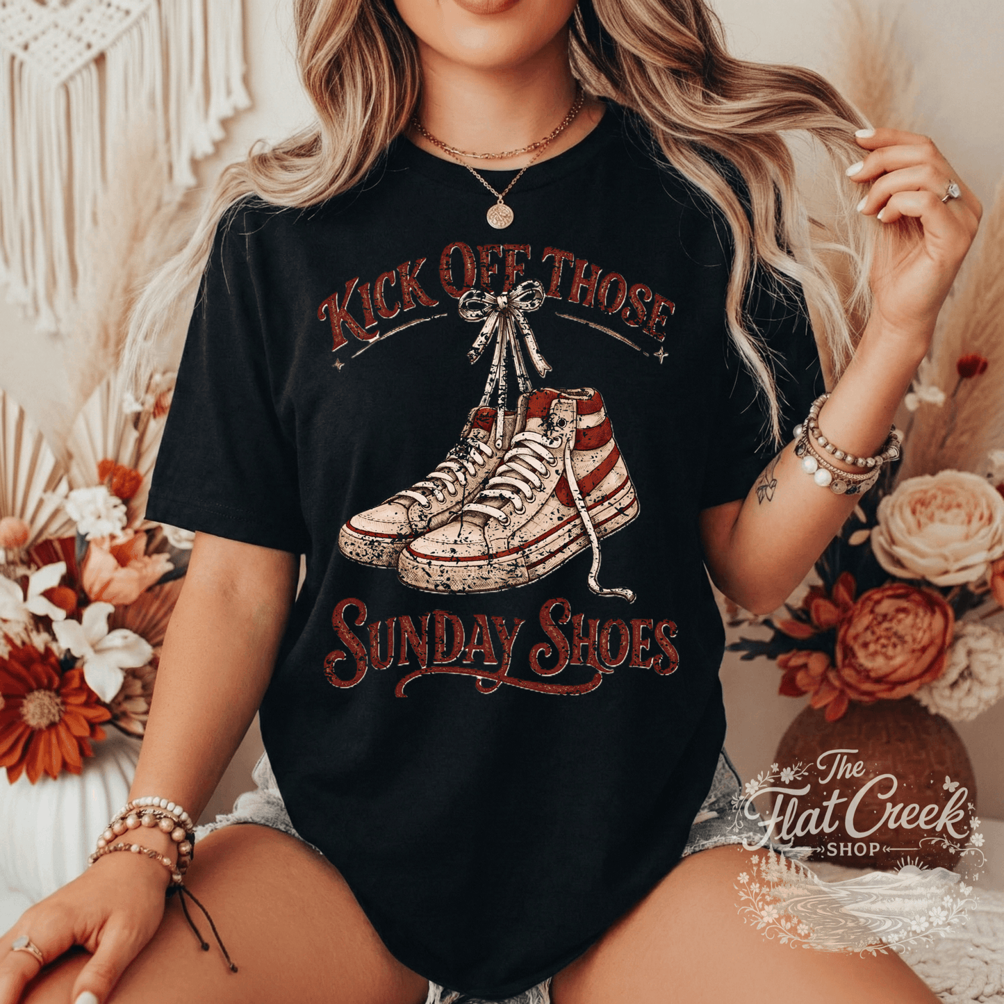 Kick Off Your Sunday Shoes Footloose Graphic Tee | Comfort Colors ShirtSThe Flat Creek Shop LLC
