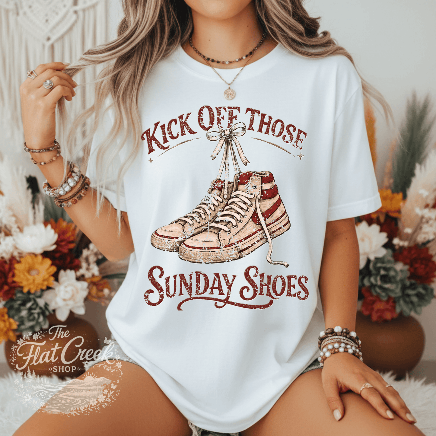 Kick Off Your Sunday Shoes Footloose Graphic Tee | Comfort Colors ShirtSThe Flat Creek Shop LLC