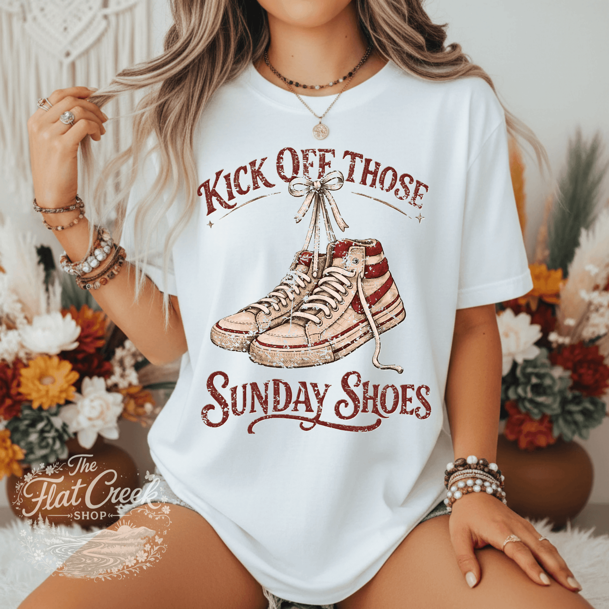 Kick Off Your Sunday Shoes Footloose Graphic Tee | Comfort Colors ShirtSThe Flat Creek Shop LLC