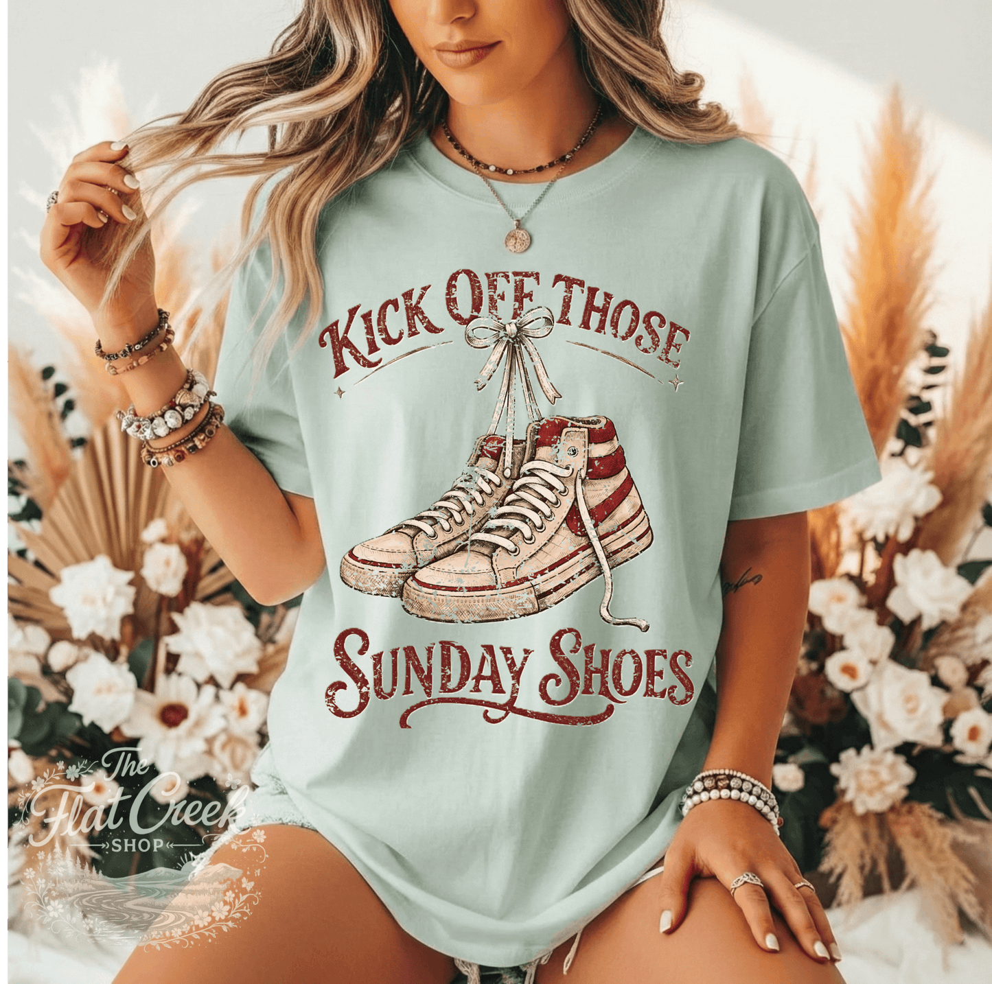 Kick Off Your Sunday Shoes Footloose Graphic Tee | Comfort Colors ShirtSThe Flat Creek Shop LLC