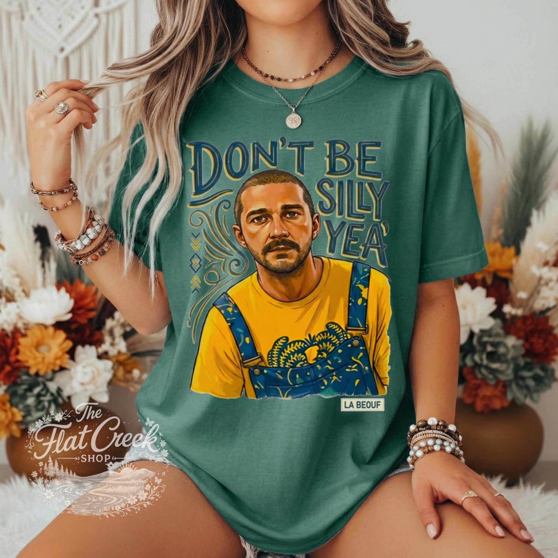 Shia LaBeouf Graphic Tee | Silly Meme Shirt | Comfort Colors ApparelSThe Flat Creek Shop LLC