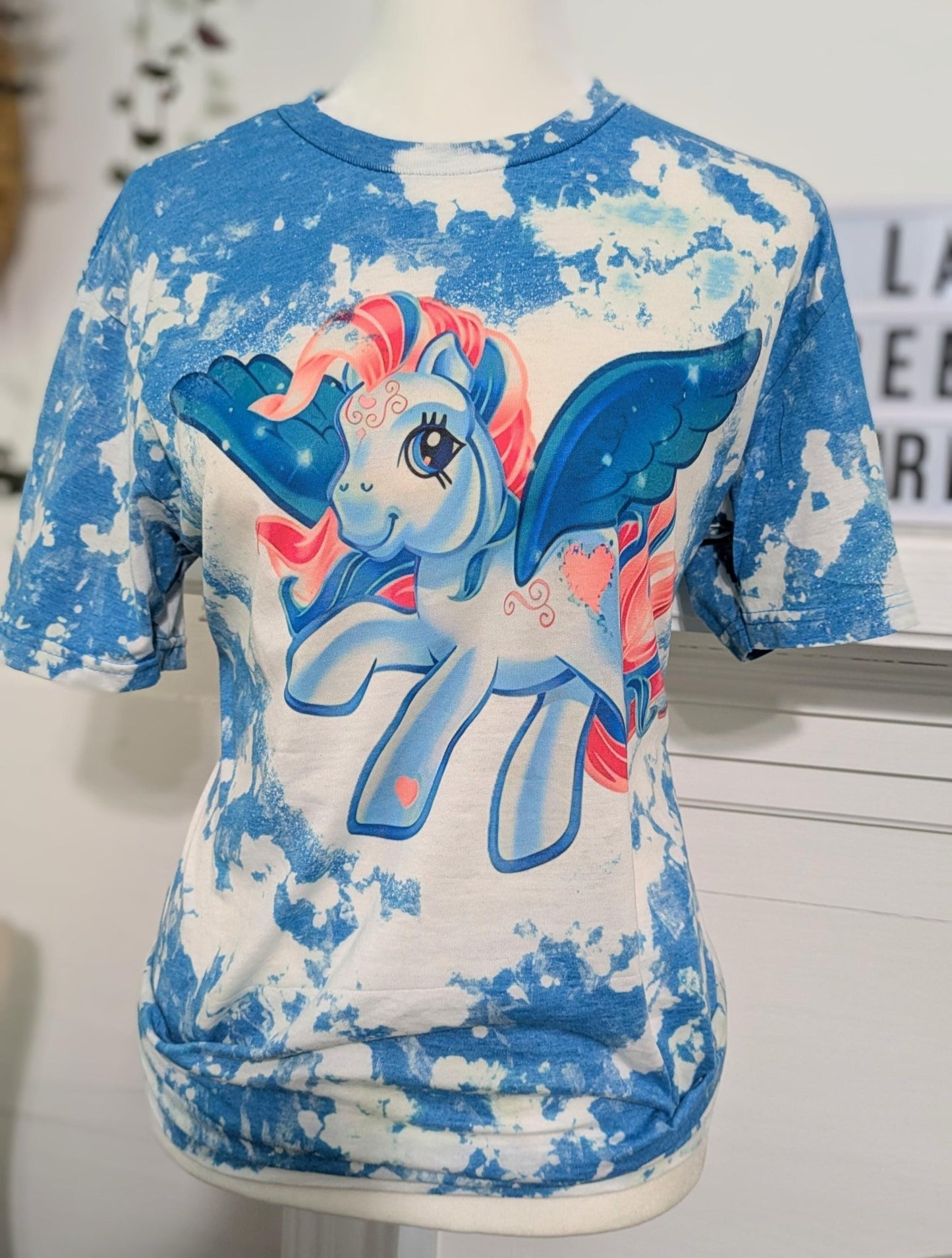 Star Catcher Bleached T-Shirt | My Little Pony MLP Retro TeeSmallThe Flat Creek Shop LLC